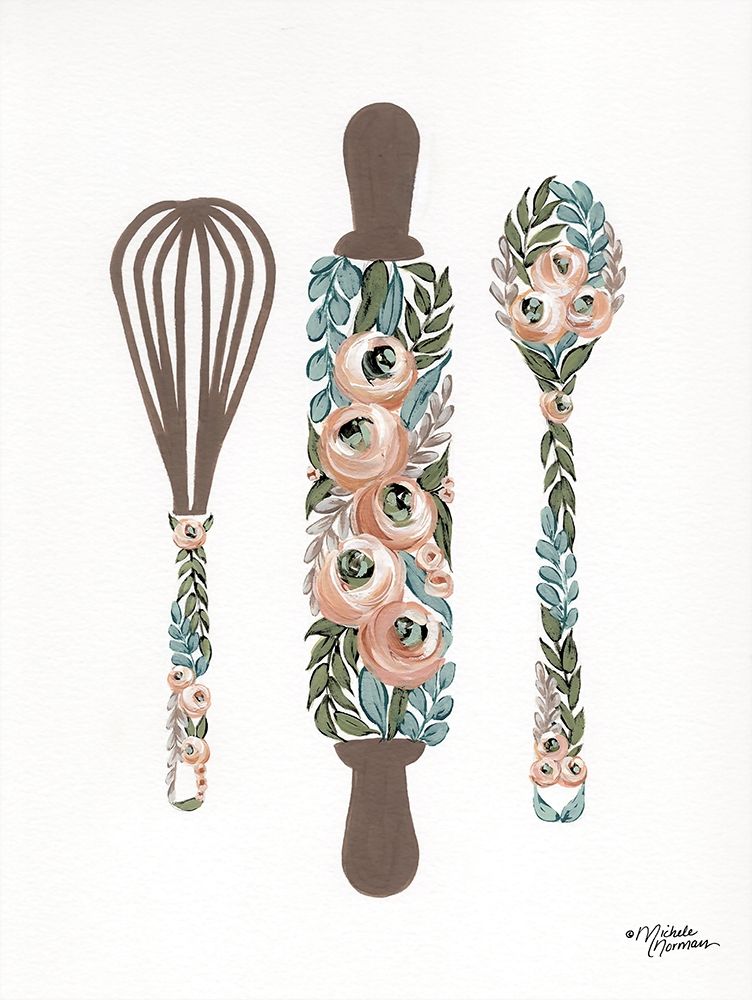 Utensílios Florais de Confeitaria — Norman, Michele