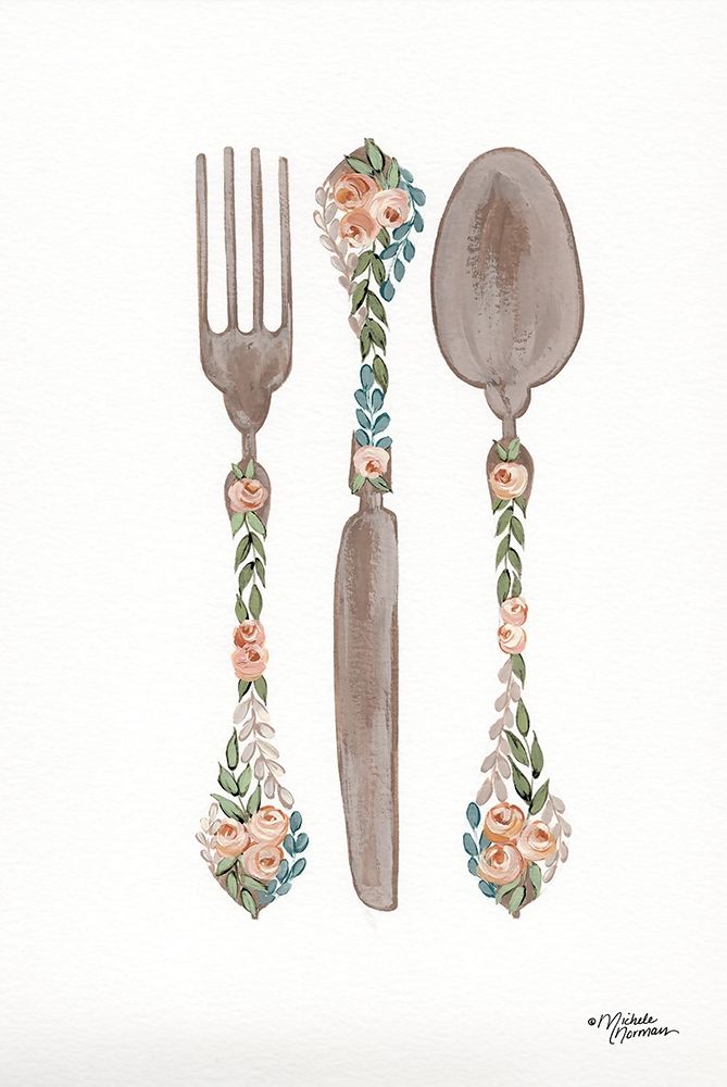 Talheres Florais — Norman, Michele