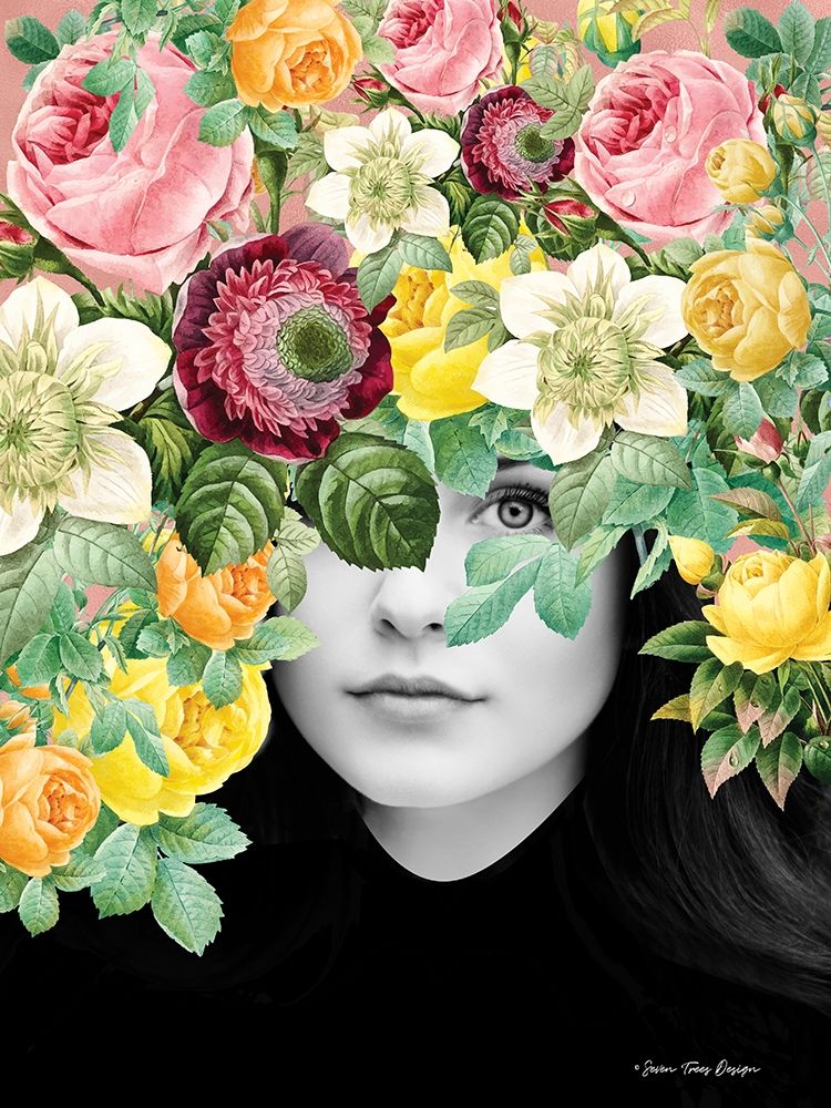 Menina e Flores — Seven Trees Design
