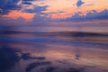 Ilha de Tybee, Geórgia 1 — amanhecer com nuvens e reflexos I — Wells, Joanne
