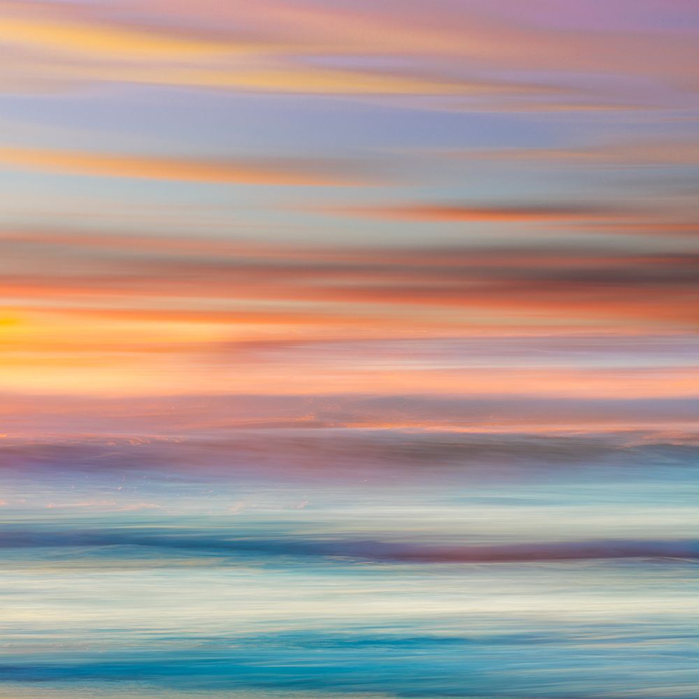 Poente Abstrato sobre o Oceano — Seabeck — Jaynes Gallery