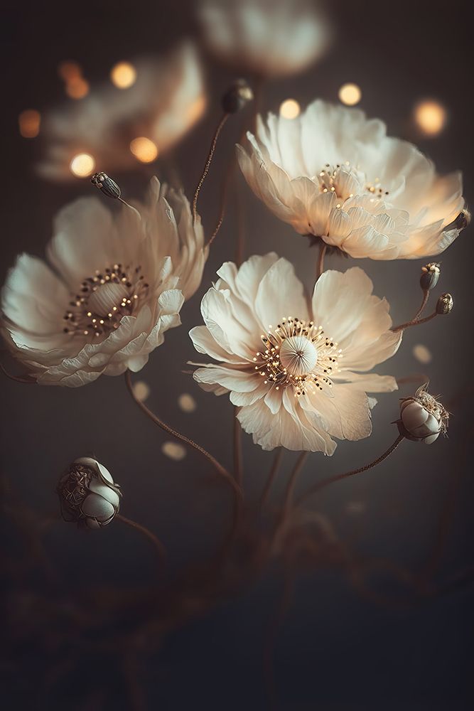 Flores em Creme e Bege — Treechild