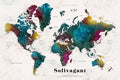 Mapa-Múndi Charleena 3 — Solivagante — Laiz Blursbyai, Rosana