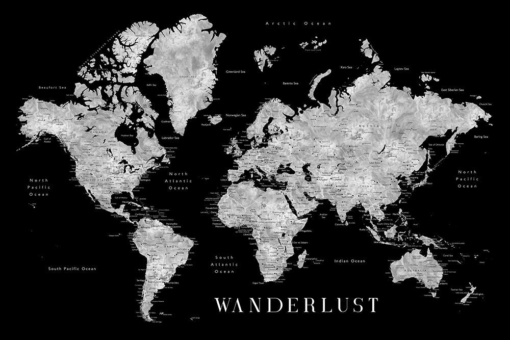 Mapa-Múndi Baibah 1 — Wanderlust — Laiz Blursbyai, Rosana