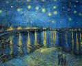 A Noite Estrelada sobre o Ródano — Pictufy