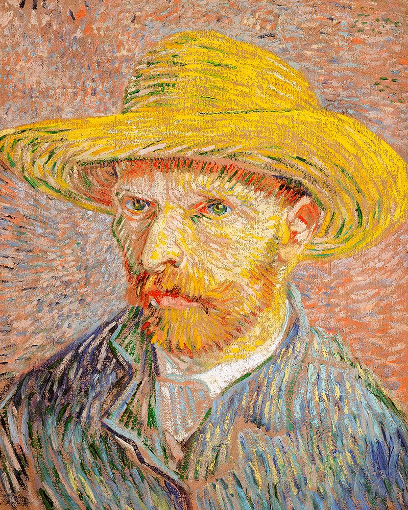 Autorretrato com Chapéu de Palha — Pictufy