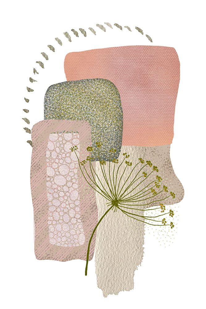 Delicado Rosa e Verde 1 — Moss, Sally Ann