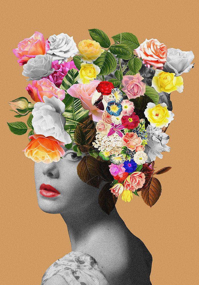 Retrato Floral — Floral Studio, Frida