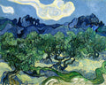 Oliveiras com os Alpilles ao Fundo, 1889 — Vincent van Gogh — Pictufy