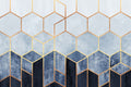 Hexágonos em Azul Suave — Fredriksson, Elisabeth