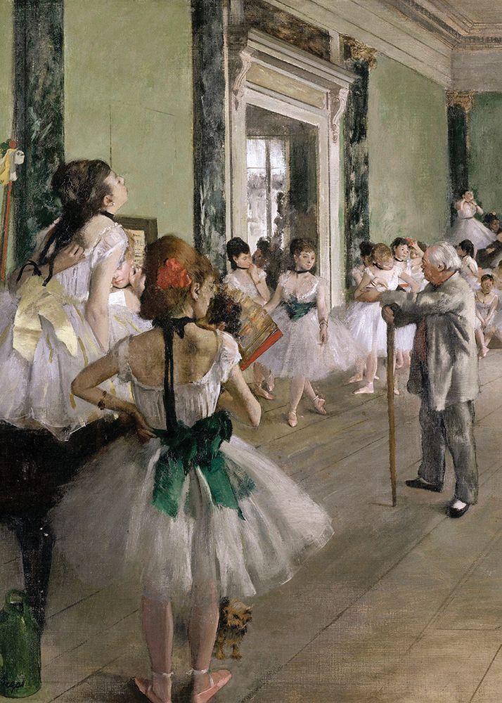 La Classe De Danse — Degas, Edgar