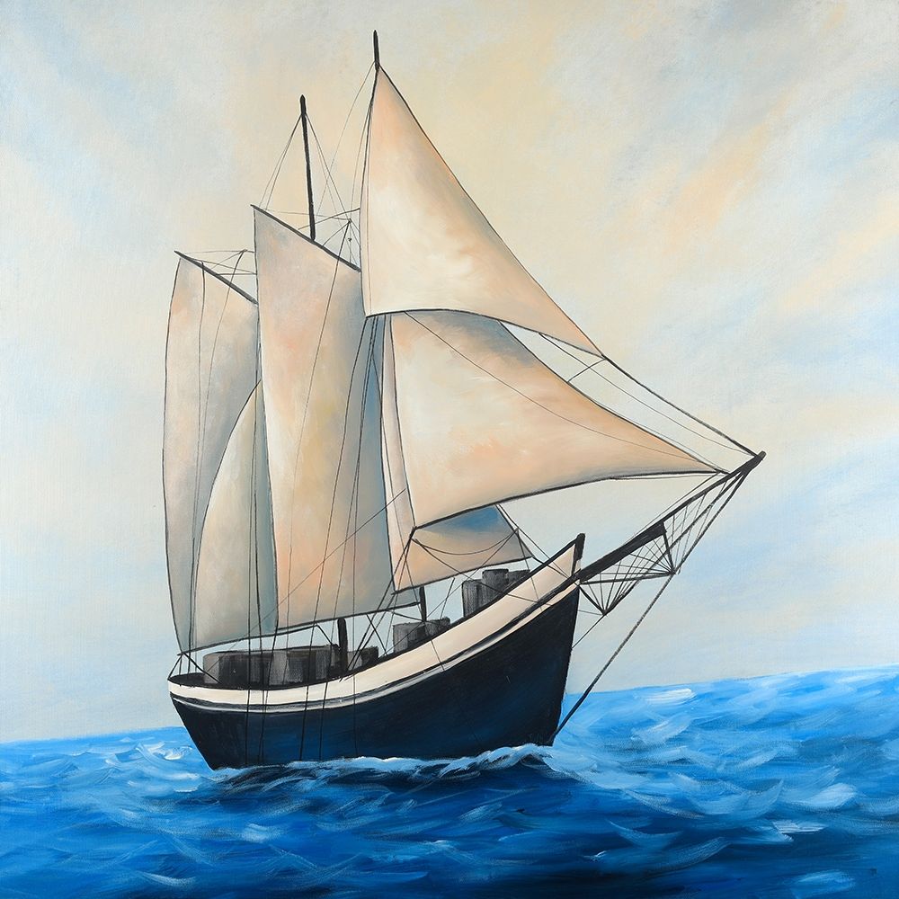 Navio em Dia de Sol — Atelier B Art Studio