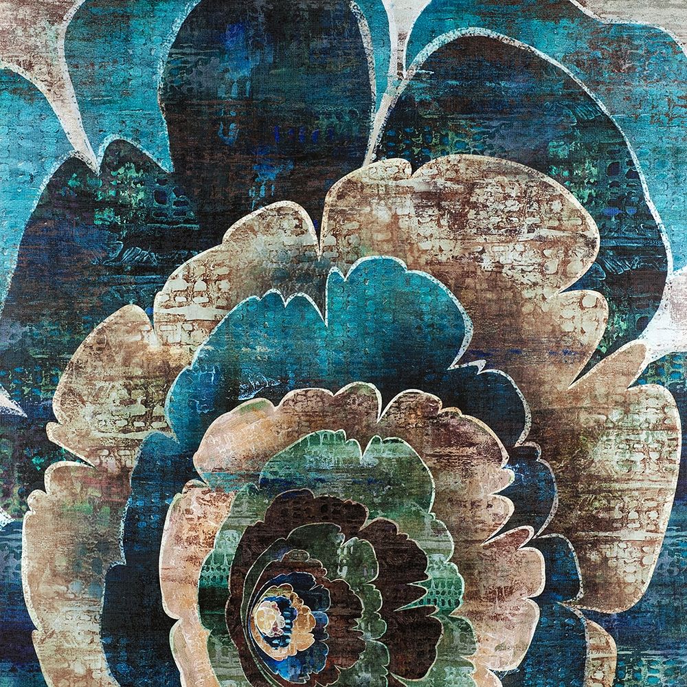 Montagem de Flores Azuis — Atelier B Art Studio