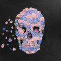 Caveira de Flores em Voo — Atelier B Art Studio
