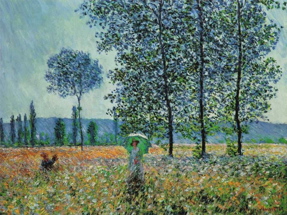 Felder im Fruhling — Monet, Claude
