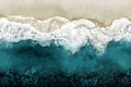 Ondas do Oceano em Azul-Petróleo Vistas do Alto II — Olsen, Maggie