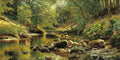 Rio do Bosque no Verão — Monsted, Peder