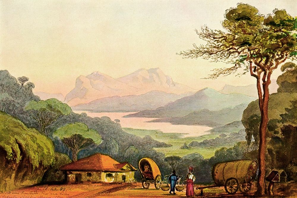 Nurellia-See Vom Rambodde-PaÃ, Ceylon — Haeckel, Ernst