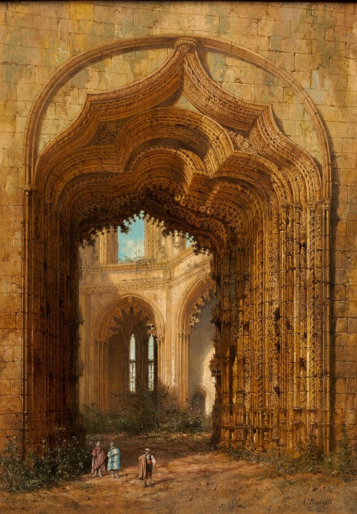 Ruined Church — Dauzats, Adrien