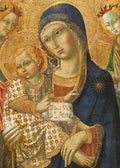 Virgin and Child Enthroned — Italy 19th Century