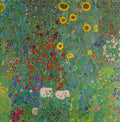 Farm Garden with Sunflowers — Klimt, Gustav