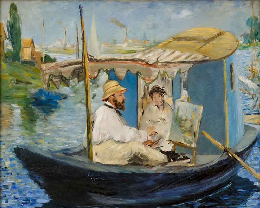 Claude Monet in Argenteuil — Manet, Edouard