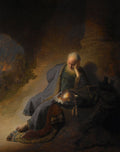 Jeremiah Lamenting the Destruction of Jerusalem — Rembrandt