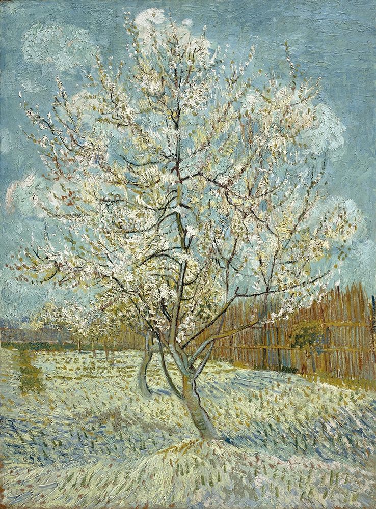 The pink peach tree — van Gogh, Vincent