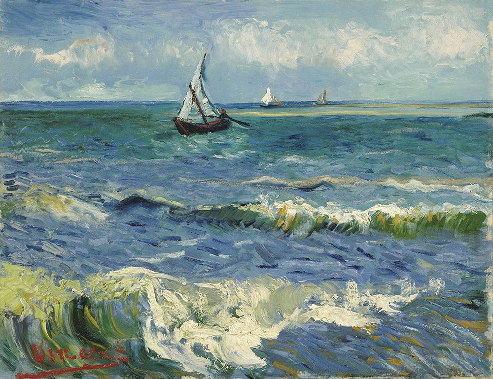 Seascape near Les Saintes-Maries-de-la-Mer — van Gogh, Vincent