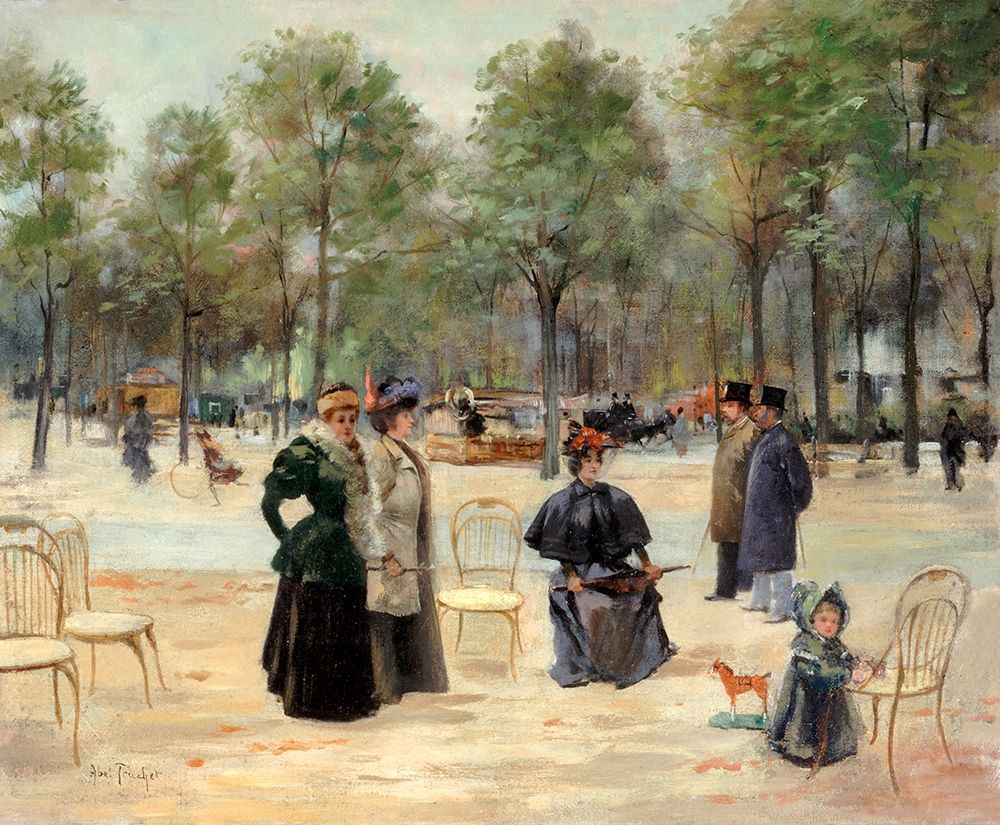 To the Champs Elysees — Abel-Truchet, Louis