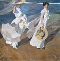 Strolling along the Seashore — Sorolla, Joaquin