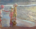 The three sisters on the beach — Sorolla, Joaquin