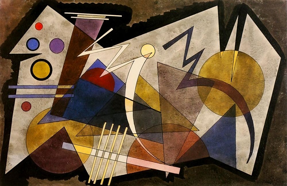 Two Zigzags 1925 — Kandinsky, Wassily