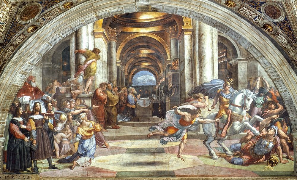 The Expulsion of Heliodorus from the Temple — Raphael