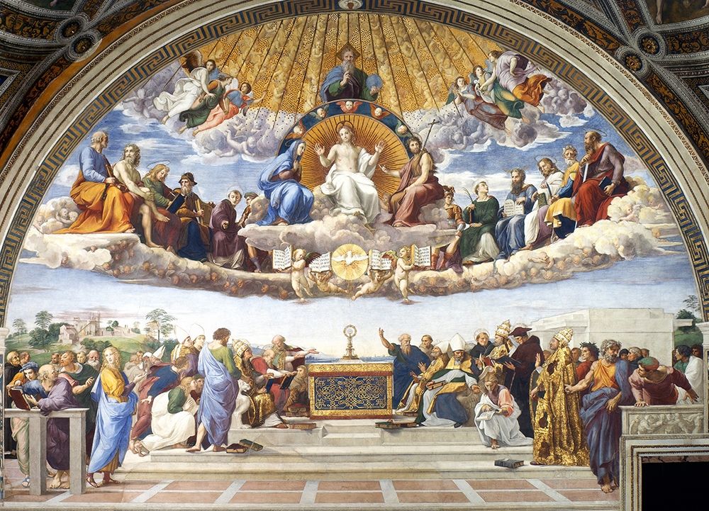 Disputation of the Holy Sacrament — Raphael