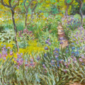 Artists garden at Giverny-irises 1900 — Monet, Claude