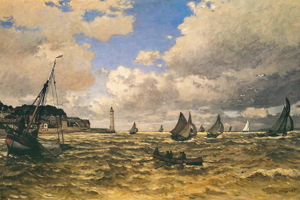 Mouth of the Seine at Honfleur 1865 — Monet, Claude