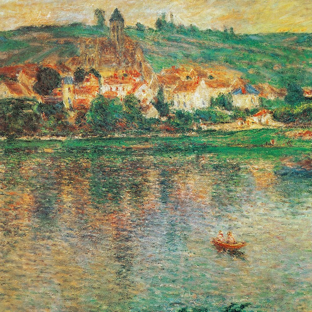 Vetheuil with Boat 1901 — Monet, Claude