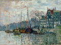 View of the Prins Hendrikkade and the Kromme Waal in Amsterdam 1874 — Monet, Claude