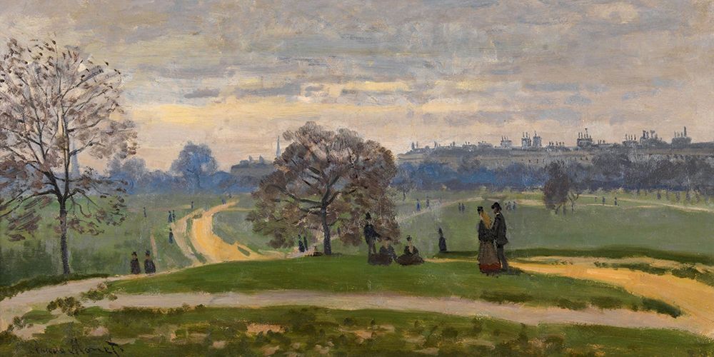 Hyde Park-London 1871 — Monet, Claude