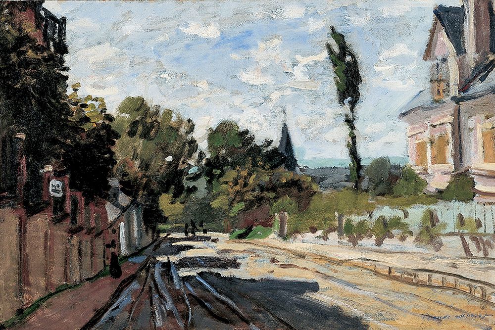 Village Street 1869 — Monet, Claude