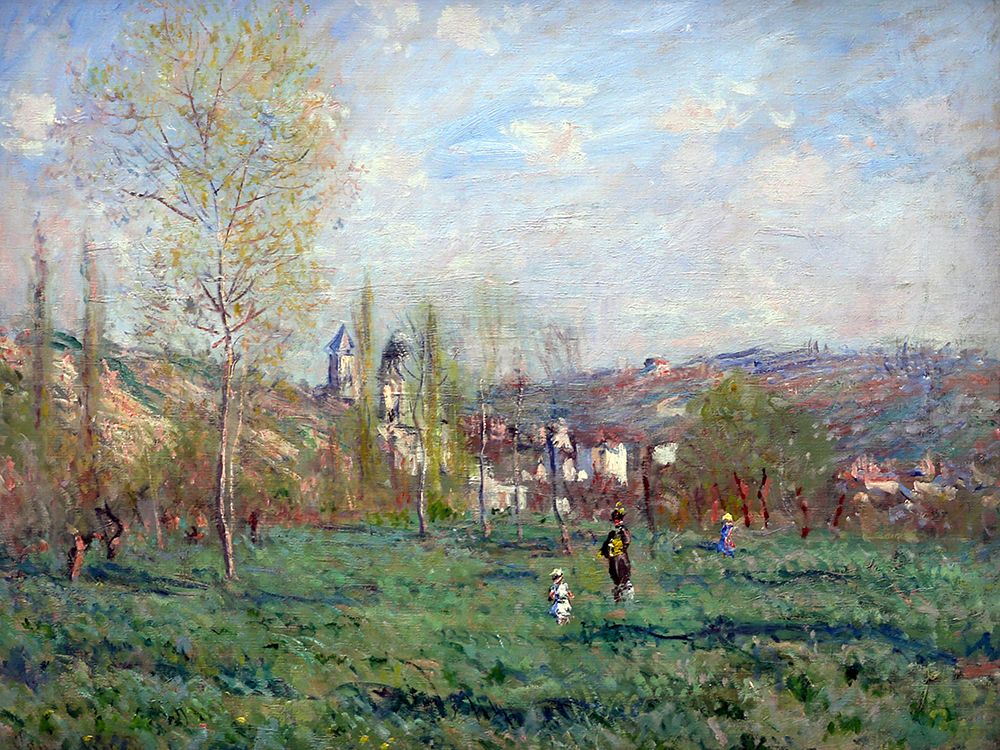 Spring in VetheuilÂ 1880 — Monet, Claude