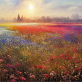 Evening Field of Flowers 1 — Alpenglow Workshop