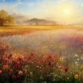 Evening Field of Flowers 2 — Alpenglow Workshop