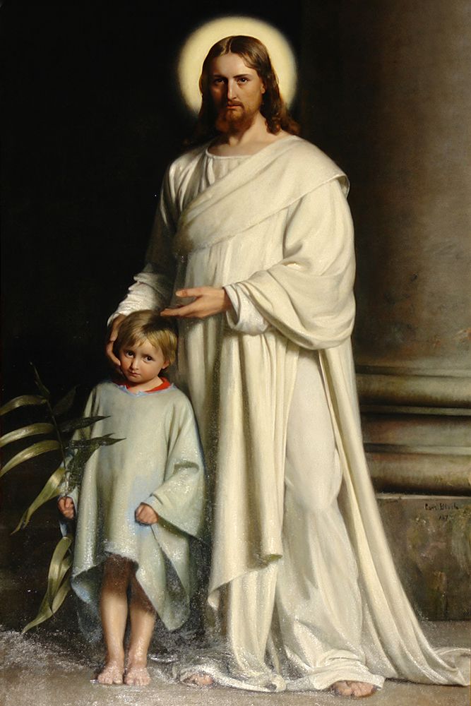 Christ and Child 1879 — Bloch, Carl