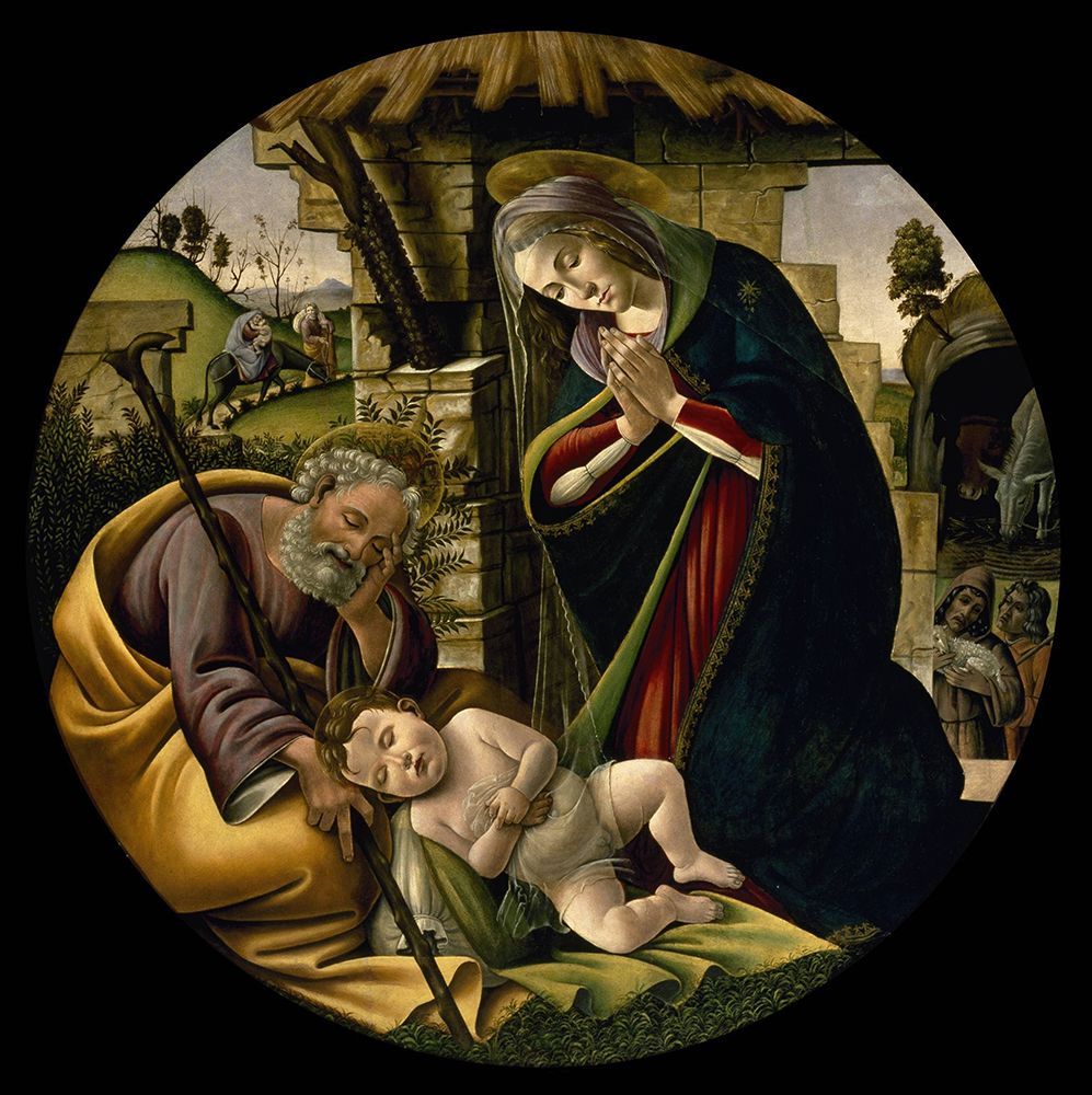 The Adoration of the Christ Child ca 1500 — Botticelli, Sandro
