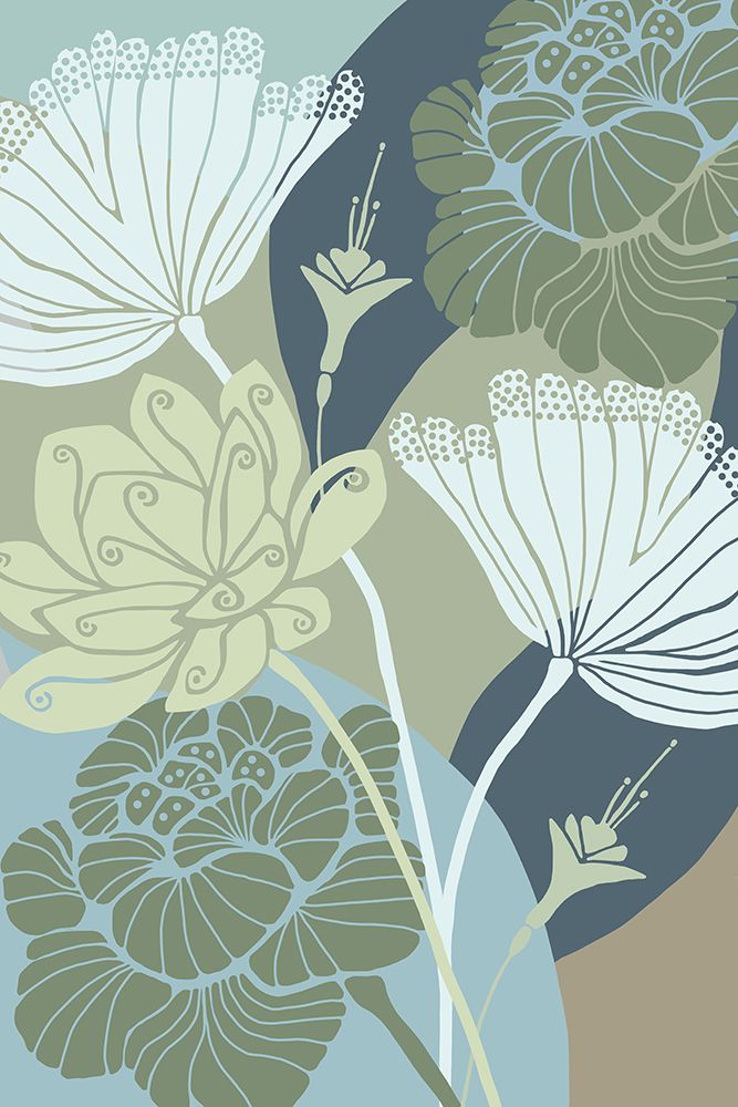 Art Deco Flowers I — Kouta, Flora