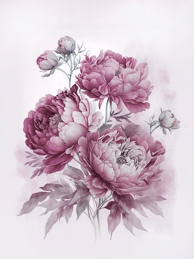Blush Pink Peonies Nostalgia I — Haase, Andrea