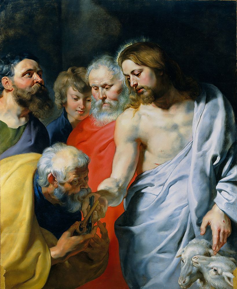 Christs Charge to Peter 1616 — Rubens, Peter Paul