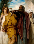 Tobias Saying Good-Bye To His Father 1860 — Bouguereau, William-Adolphe